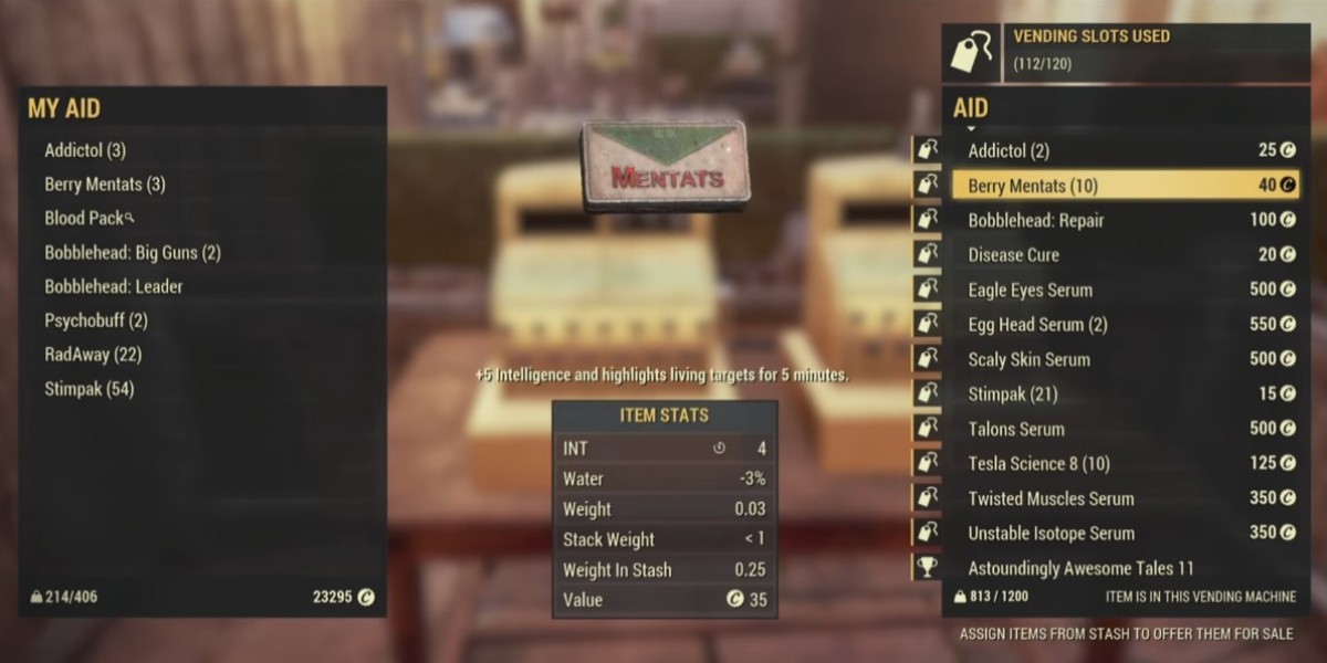 Fallout 76 Arena Event Tactics and Reward Table